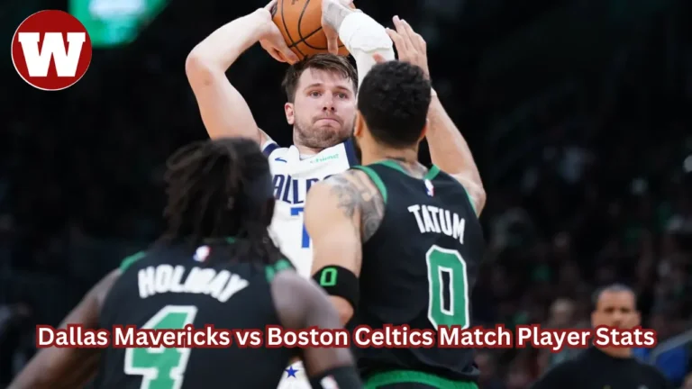 Dallas Mavericks vs Boston Celtics Match Player Stats